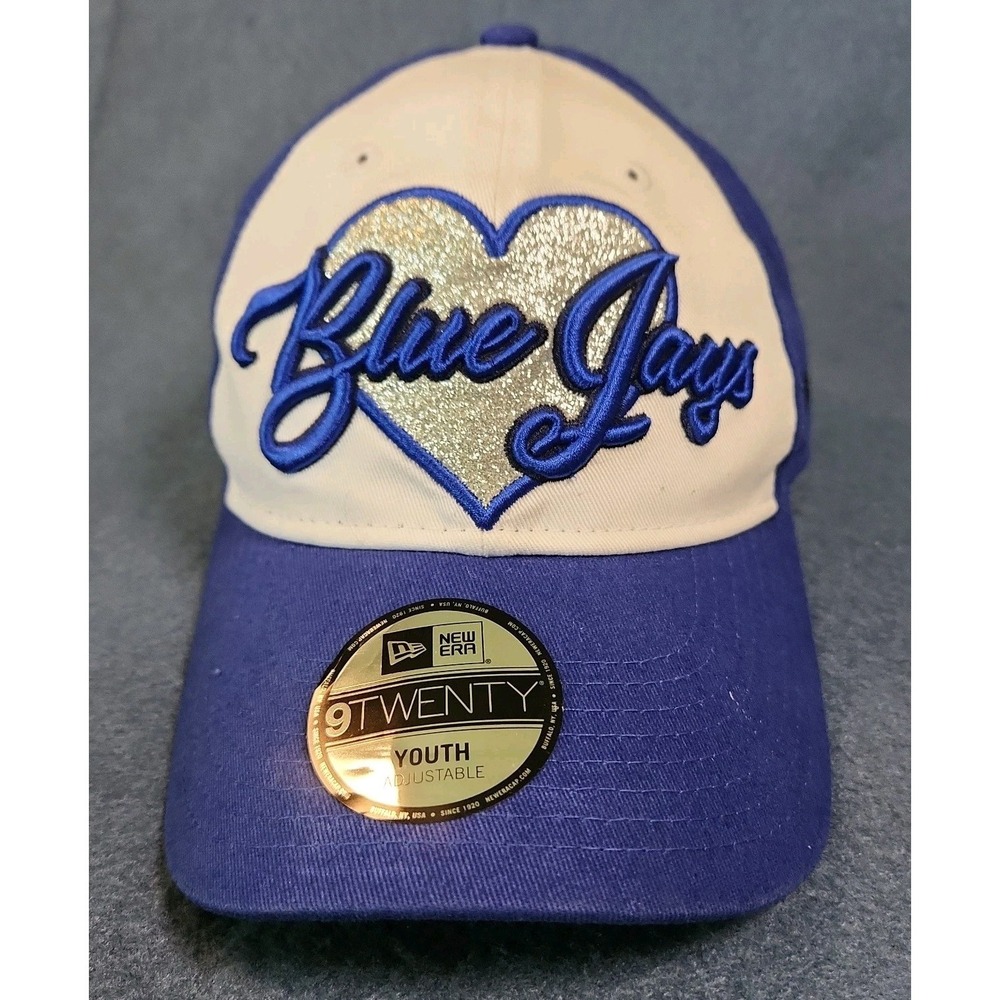 New Era LA Blue Jays Flexfit Baseball Hat Cap Blue Size Youth